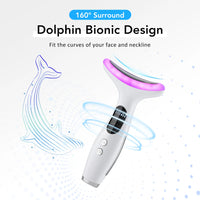 Dispositivo de belleza facial LED 7 en 1 · Lifting, calor y microcorriente